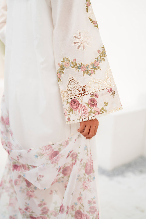 Baroque | Luxury Pret 24 | LAWN UF-665 - Pakistani Designer Dress - by Baroque | Type: Luxury - 100% Original at Saira Sultan