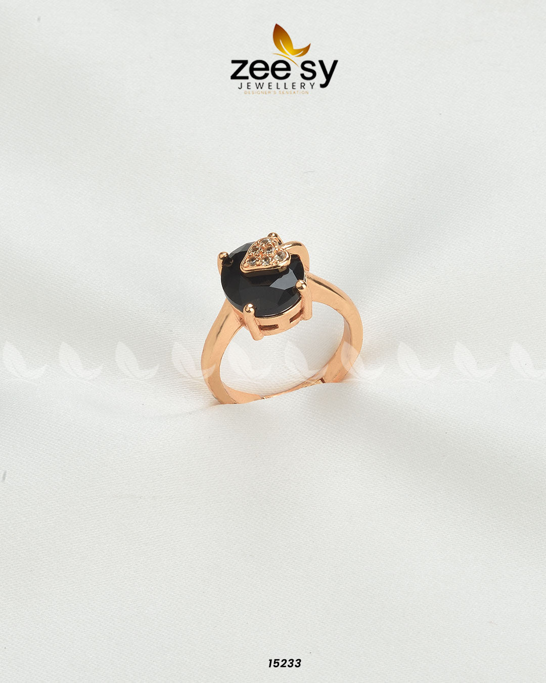Sizzling Charming Ring Black