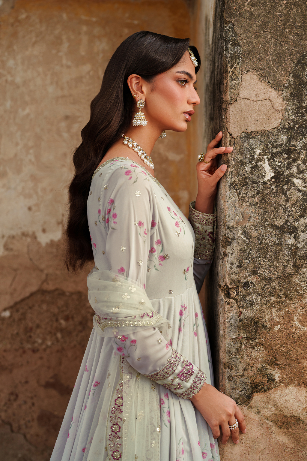 Iznik | Festive Formal | UE-551 Printed Chiffon - Pakistani Designer Dress - by Iznik - Type : Ladies Clothes - 100% Original at Saira Sultan