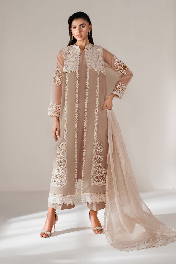 Baroque | Luxury Pret 25 | EMBROIDERED ORGANZA PR-1100 - Pakistani Designer Dress - by Baroque - Type : Ladies Clothes - 100% Original at Saira Sultan