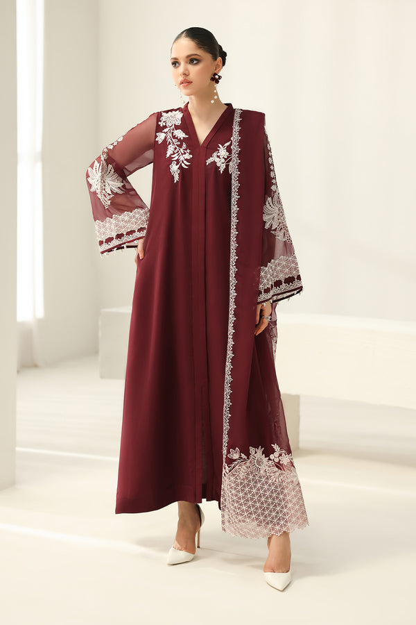Baroque | Luxury Pret 25 | EMBROIDERED CHIFFON PR-1160 - Pakistani Designer Dress - by Baroque - Type : Ladies Clothes - 100% Original at Saira Sultan