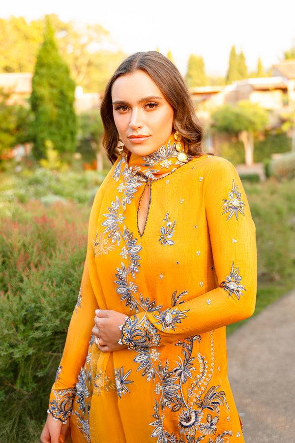 Enzo | Leia Silk Pret | Estella - Pakistani Designer Dress - by Hoorain Designer Wear | Type: - 100% Original at Saira Sultan