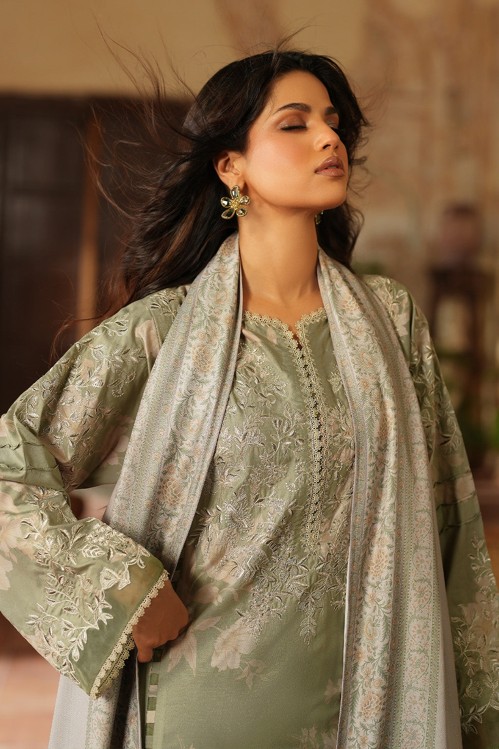 Iznik | Winter 25 | IPF-08 - Pakistani Designer Dress - by Iznik - Type : Ladies Clothes - 100% Original at Saira Sultan