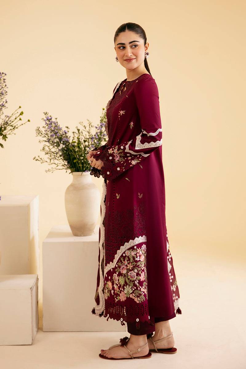 Qalamkar | Qlinekari Luxury Lawn | SQ-11 ZENAL - Pakistani Designer Dress - by Qalamkar | Type: Luxury - 100% Original at Saira Sultan