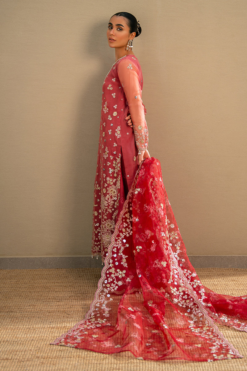Cross Stitch | Wedding Collection 24 | CRIMSON FIRE - Pakistani Designer Dress - by Cross Stitch | Type: Formal - 100% Original at Saira Sultan