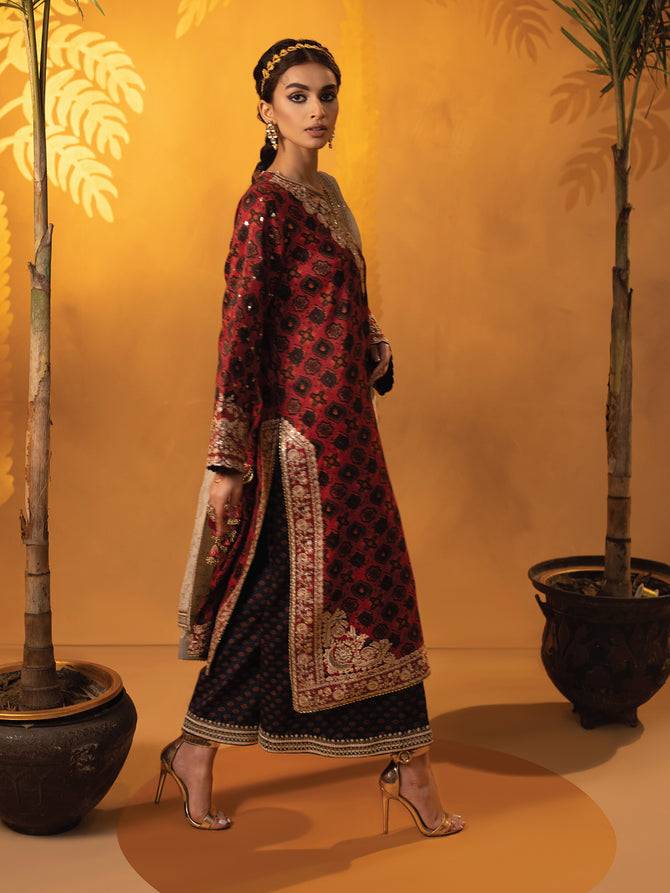 Faiza Faisal | Signature Pret Eid Edit |Carina - Pakistani Designer Dress - by Faiza Faisal | Type: Luxury - 100% Original at Saira Sultan