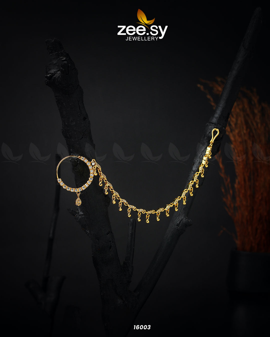Traditional Nose Ring Golden
