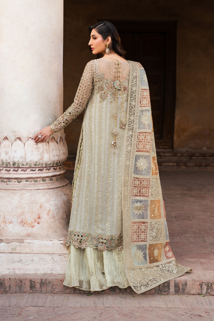 Iznik | Luxury Chiffon | ILC-02 S Apple Green Chiffon