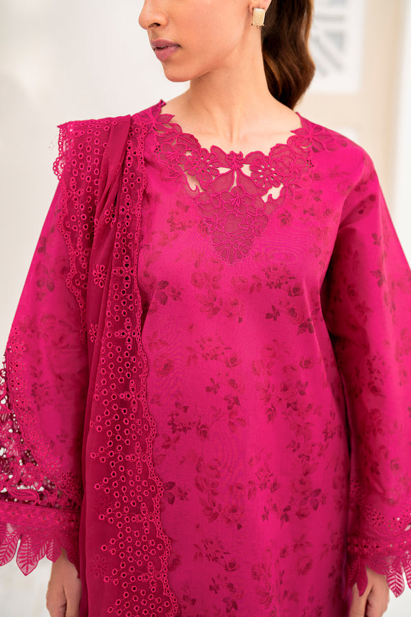 Baroque | Luxury Pret 24 | LAWN UF 668 - Pakistani Designer Dress - by Baroque | Type: Luxury - 100% Original at Saira Sultan