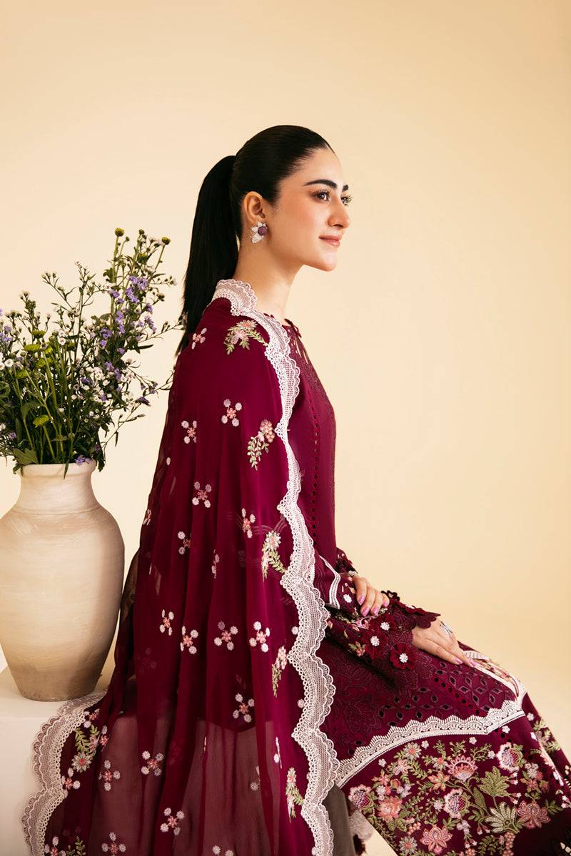 Qalamkar | Qlinekari Luxury Lawn | SQ-11 ZENAL - Pakistani Designer Dress - by Qalamkar | Type: Luxury - 100% Original at Saira Sultan