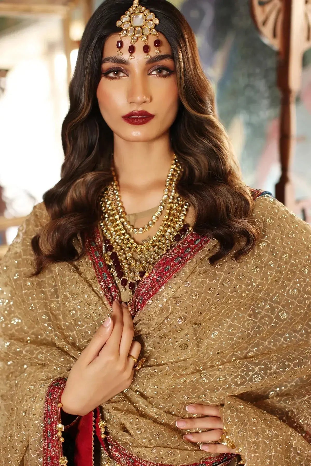 Mina Kashif | Meeral Formals 23 | MKF23-16 - Pakistani Designer Dress - by Mina Kashif | Type: Formal - 100% Original at Saira Sultan
