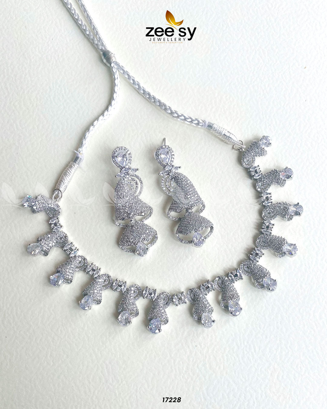 Necklace-0173 White