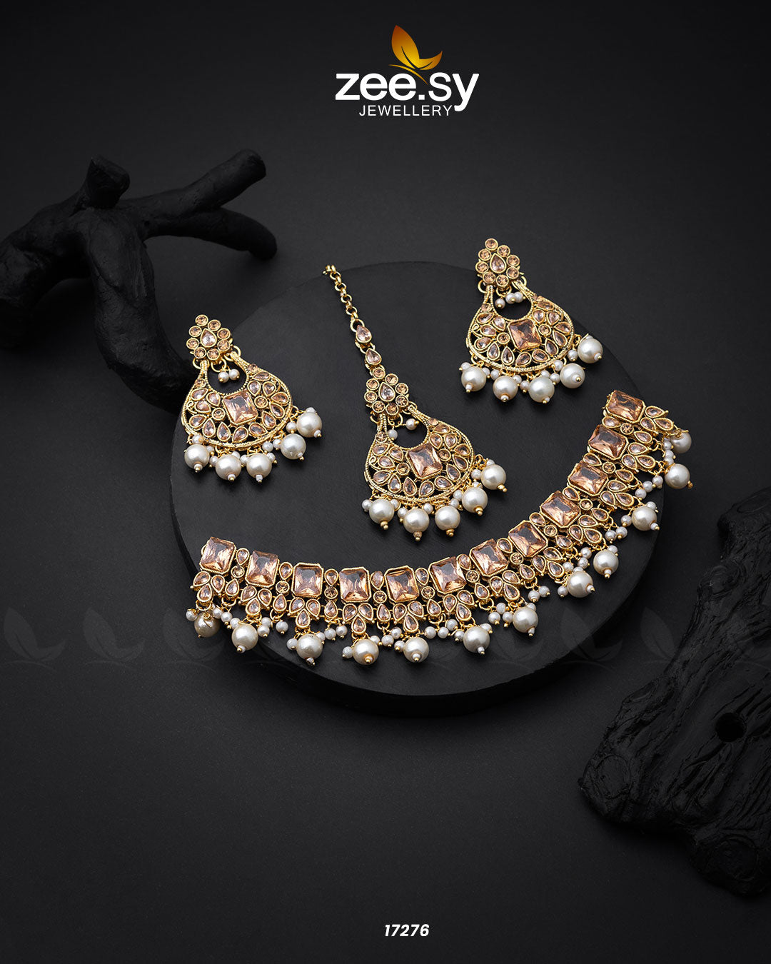 Guluband Necklace Champagne