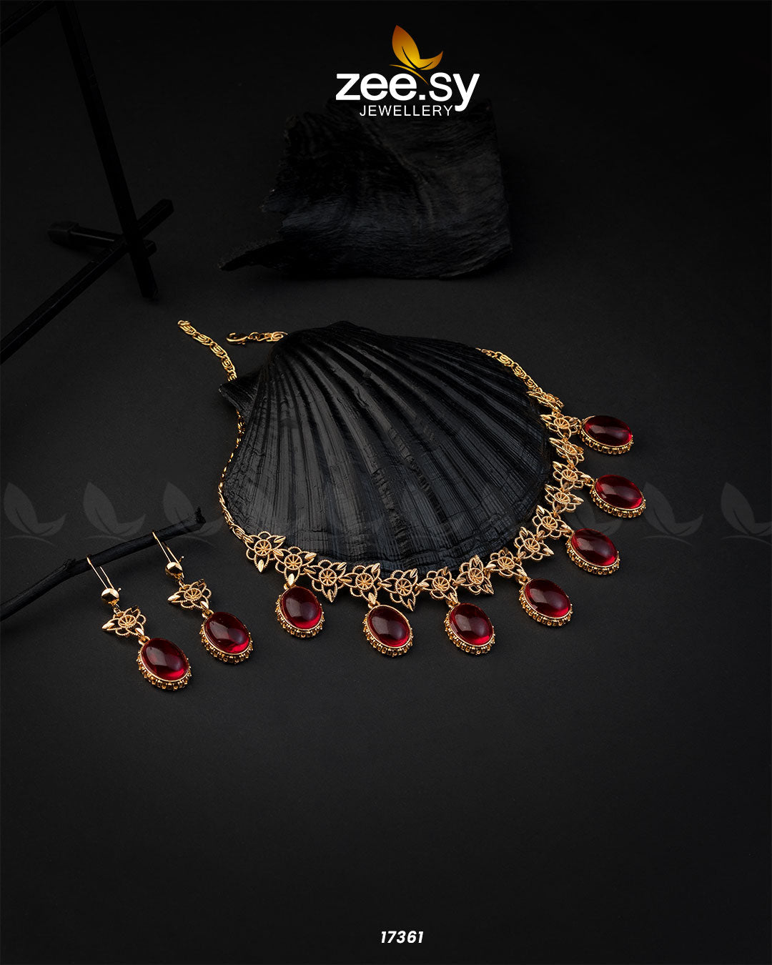Arash Necklace Red