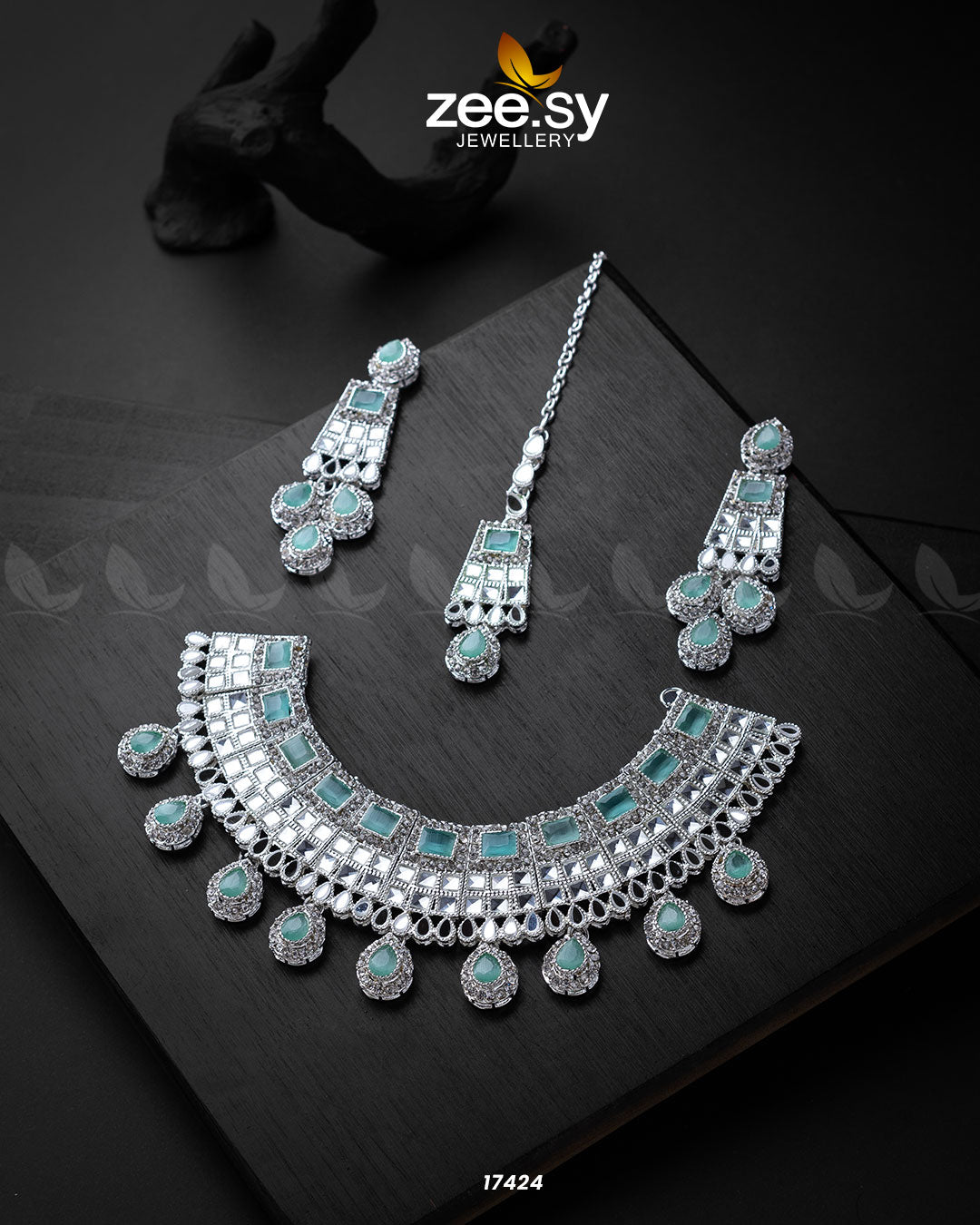 Gemchic Necklace Mint Green