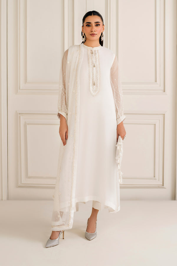 Baroque | Luxury Pret 25 | EMBROIDERED CHIFFON PR-1135 - Pakistani Designer Dress - by Baroque - Type : Ladies Clothes - 100% Original at Saira Sultan
