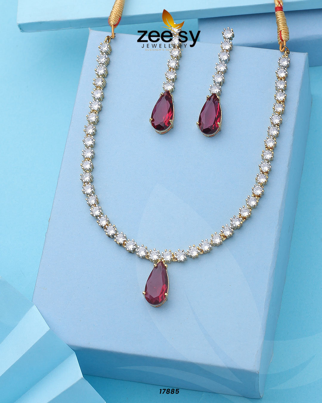 Raffealla's Necklace Golden Red