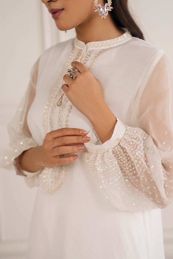Baroque | Luxury Pret 25 | EMBROIDERED CHIFFON PR-1135 - Pakistani Designer Dress - by Baroque - Type : Ladies Clothes - 100% Original at Saira Sultan