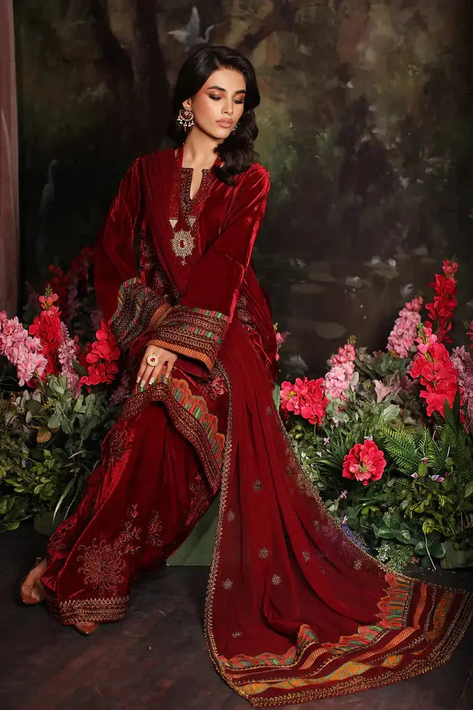 Charizma | Signora Velvet 23 | CVT3-03 - Pakistani Designer Dress - by Charizma | Type: Formal - 100% Original at Saira Sultan