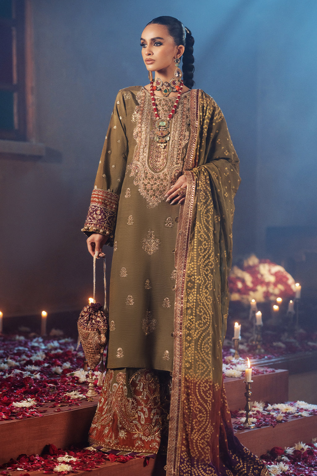AJR Couture | The Silk Edition 25 | NOORAY XL Dull Gold Raw Silk