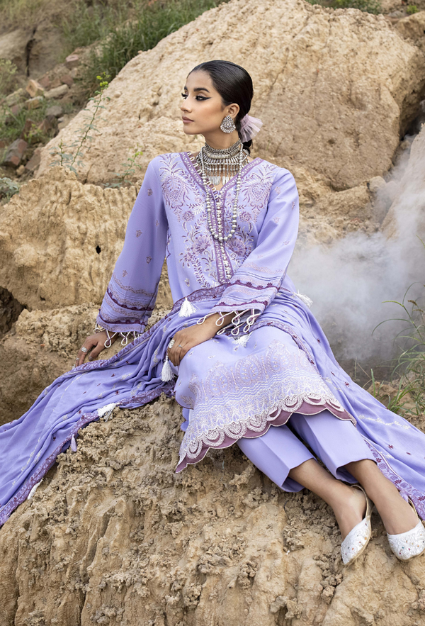 Humdum I Sierra Wool I Sierra-D08 - Pakistani Designer Dress - by Humdum - Type : Ladies Clothes - 100% Original at Saira Sultan