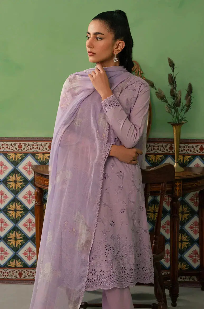 Cross Stitch | Mahiri Embroidered Collection | LILAC HAZE - Pakistani Designer Dress - by Cross Stitch | Type: Luxury - 100% Original at Saira Sultan