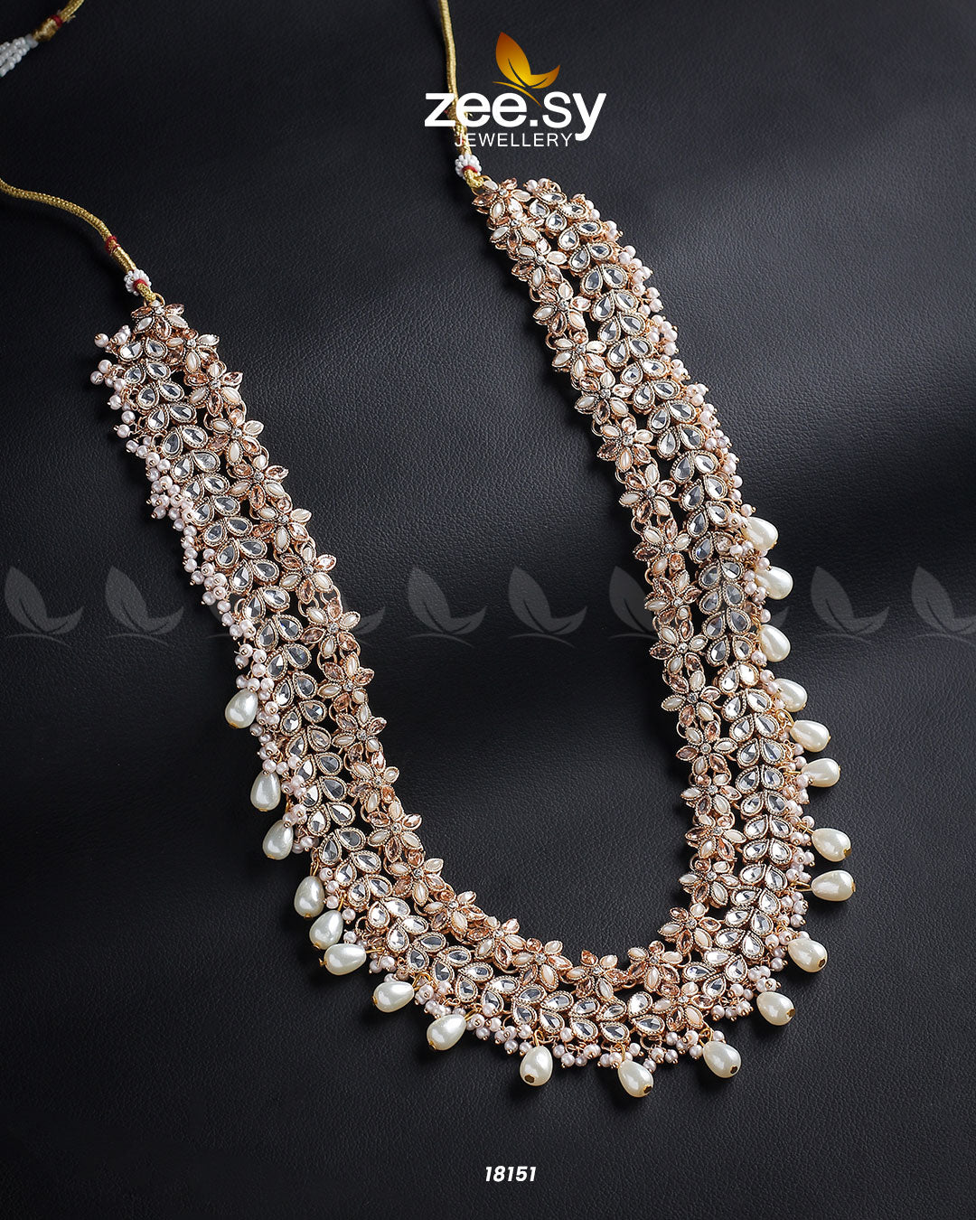 Portulaca Mala Necklace Golden Pearl