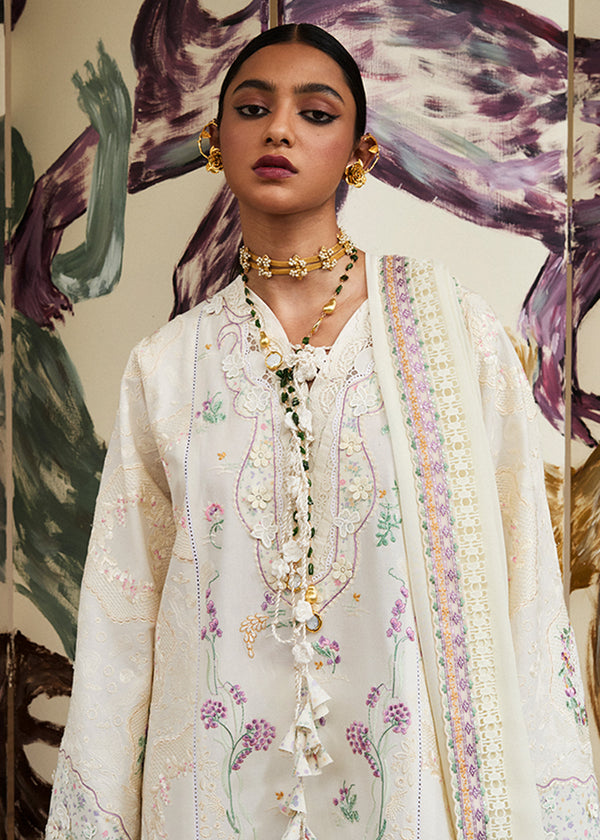 Suffuse | Eid Lawn 25 | JARA L Off White Lawn