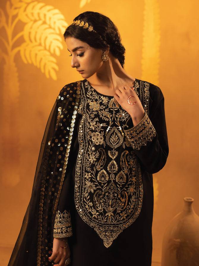 Faiza Faisal | Signature Pret Eid Edit | Elke - Pakistani Designer Dress - by Faiza Faisal | Type: Luxury - 100% Original at Saira Sultan