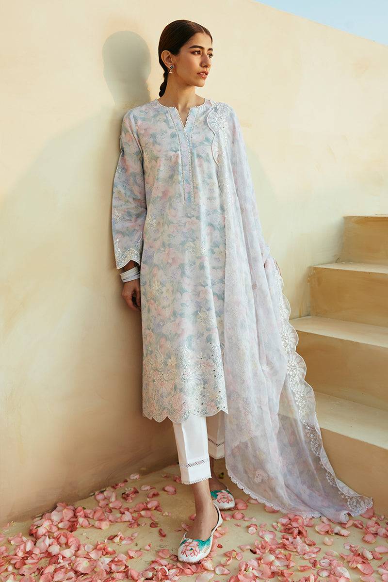 Cross Stitch | Premium Lawn 24 | VIOLA PEARL - Pakistani Designer Dress - by Cross Stitch | Type: Formal - 100% Original at Saira Sultan