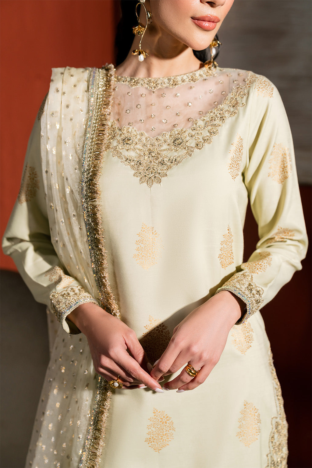 Neeshay | Raw Silk | RTW-RS-04 - Pakistani Designer Dress - by Neeshay - Type : Ladies Clothes - 100% Original at Saira Sultan