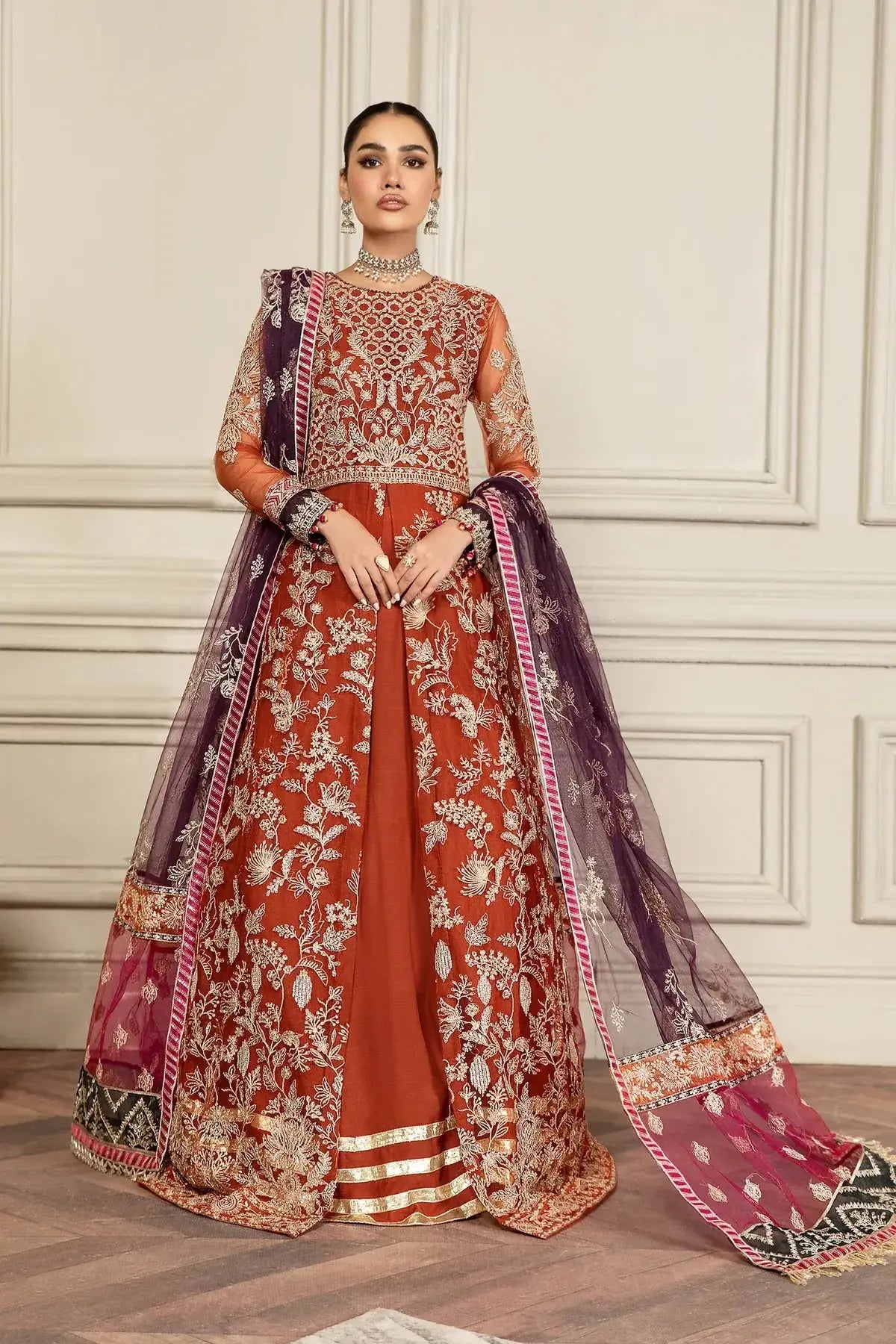 Zarif | Mehroz Formals | AMBER - Pakistani Designer Dress - by Zarif | Type: Formal - 100% Original at Saira Sultan