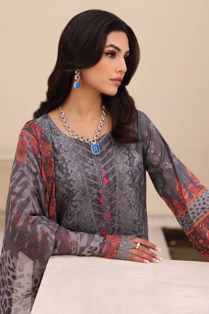 Charizma | Naranji Embroidered Lawn 24 | CN4-006 - Pakistani Designer Dress - by Charizma | Type: Luxury - 100% Original at Saira Sultan