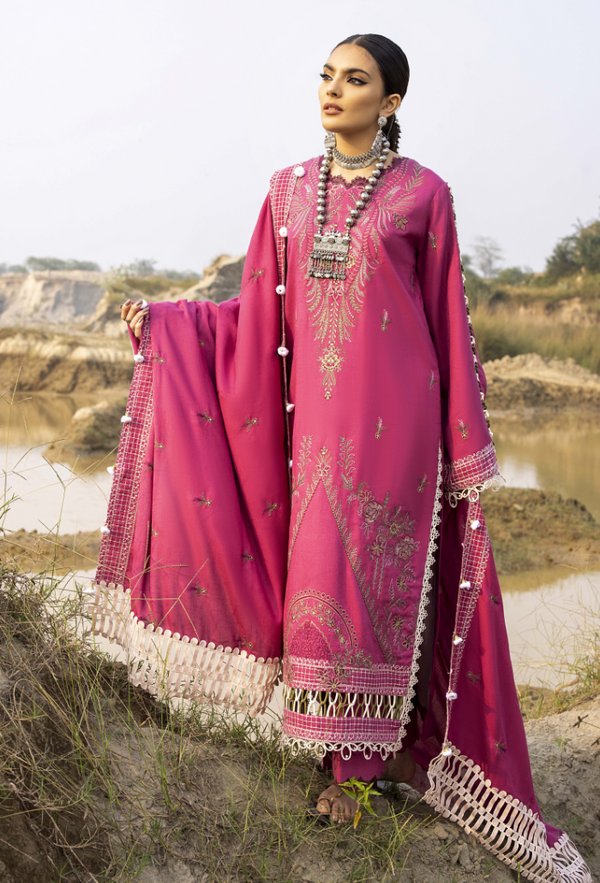 Humdum I Sierra Wool I Sierra-D07 - Pakistani Designer Dress - by Humdum - Type : Ladies Clothes - 100% Original at Saira Sultan