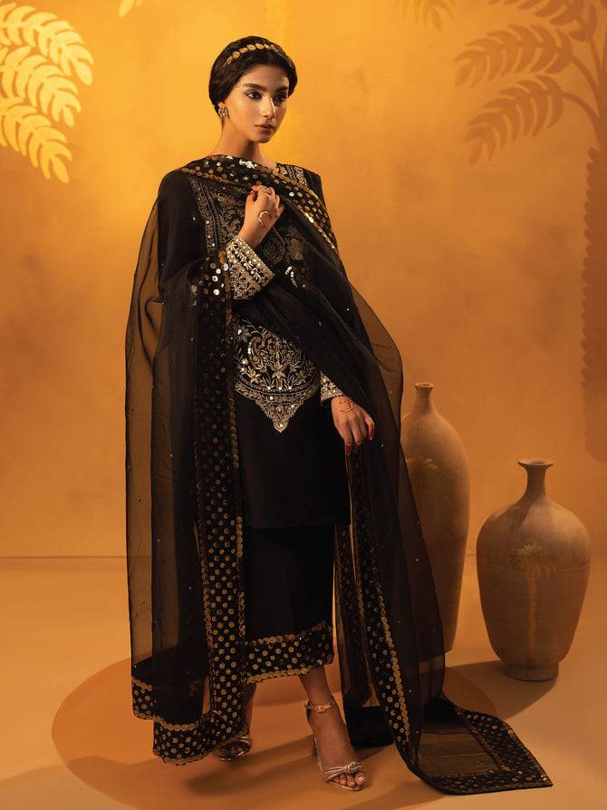 Faiza Faisal | Signature Pret Eid Edit | Elke - Pakistani Designer Dress - by Faiza Faisal | Type: Luxury - 100% Original at Saira Sultan