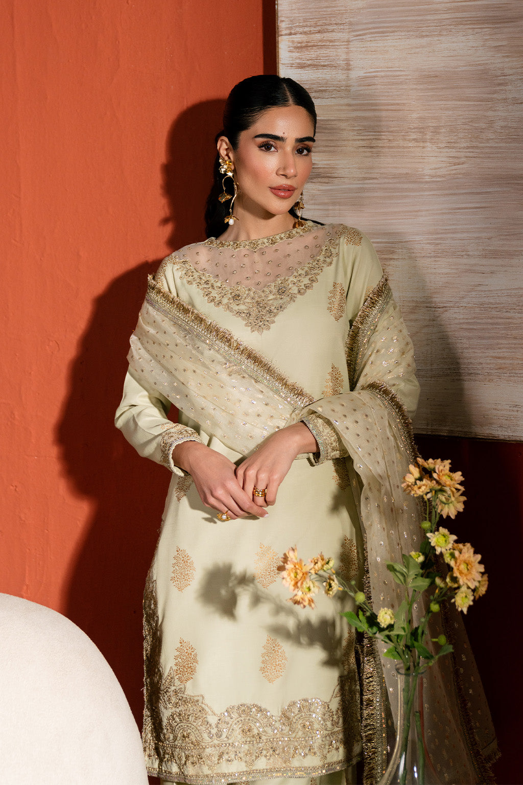 Neeshay | Raw Silk | RTW-RS-04 - Pakistani Designer Dress - by Neeshay - Type : Ladies Clothes - 100% Original at Saira Sultan