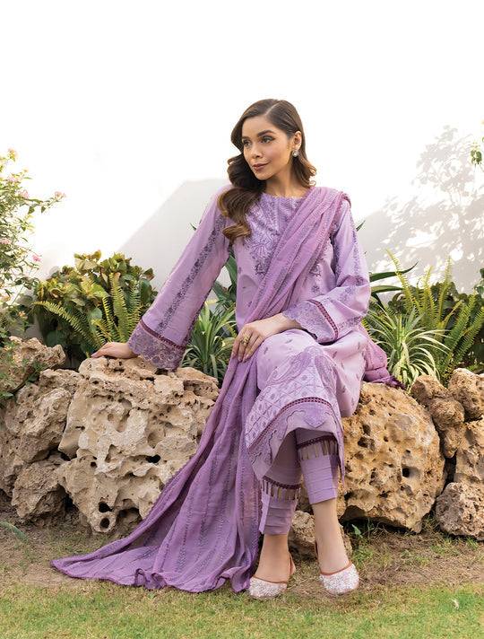 Iznik | Lawnkari 24 | UE-148 SOFT SWARD - Pakistani Designer Dress - by Iznik | Type: Formal - 100% Original at Saira Sultan