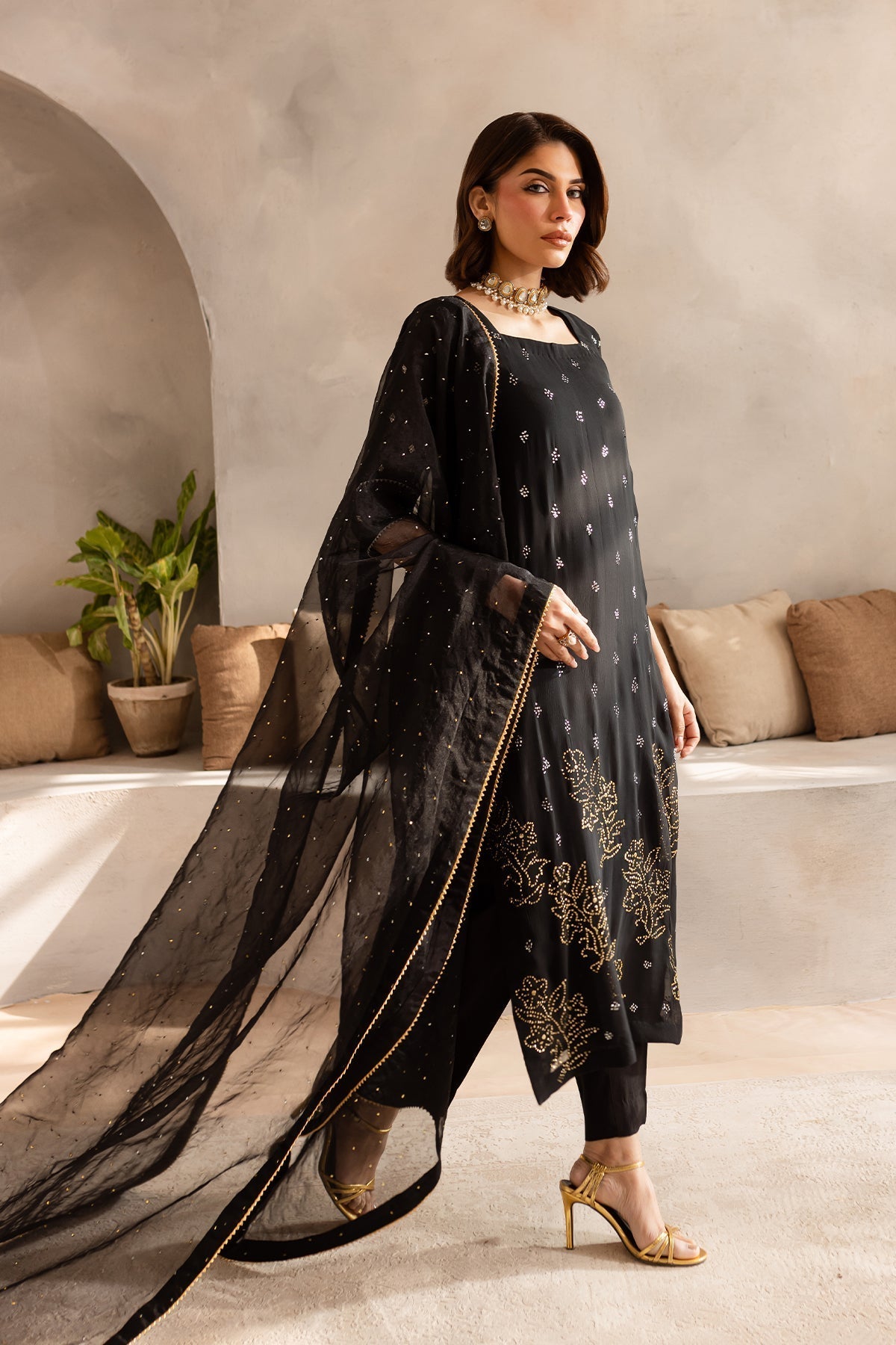 Vanya | Kaya Formals | KY-06 S Black Chiffon