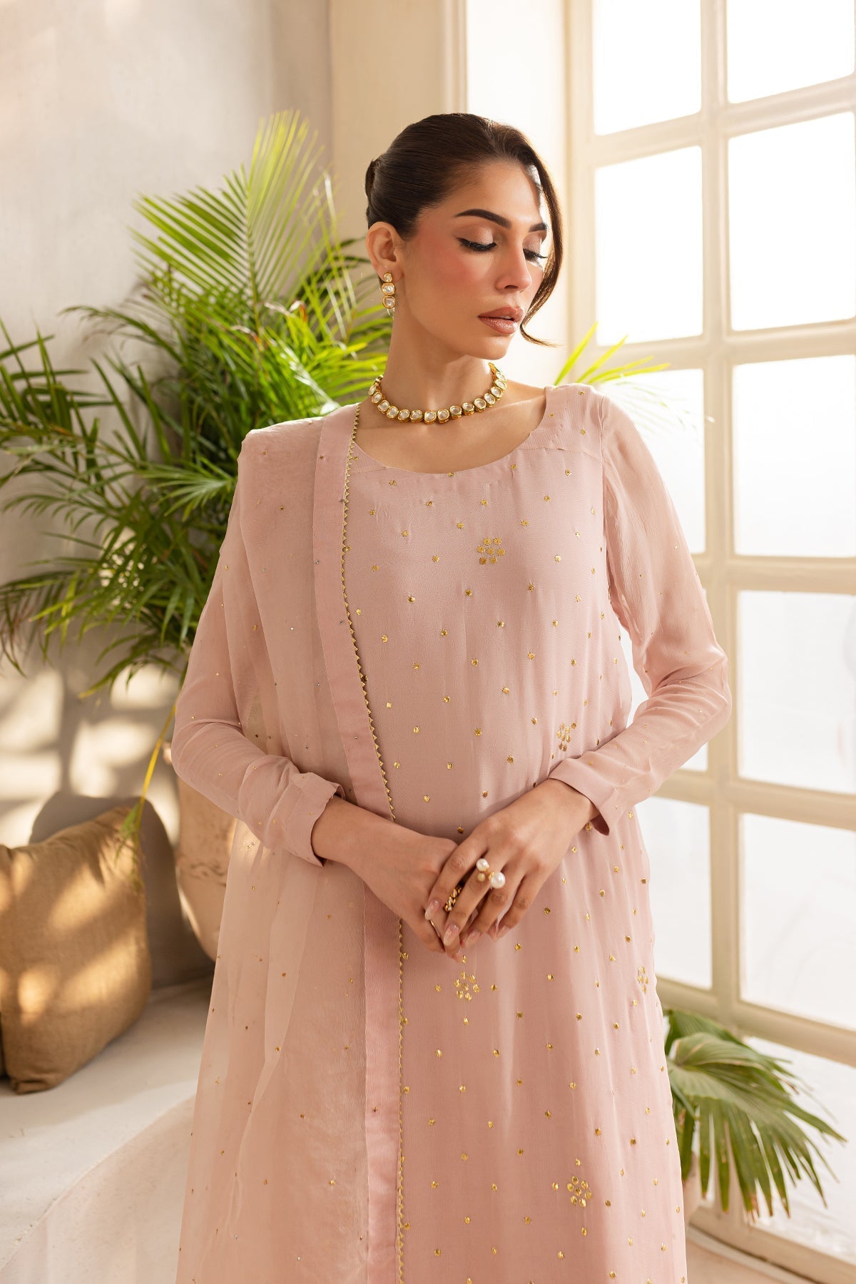 Vanya | Kaya Formals | KY-03 L Light Pink Chiffon