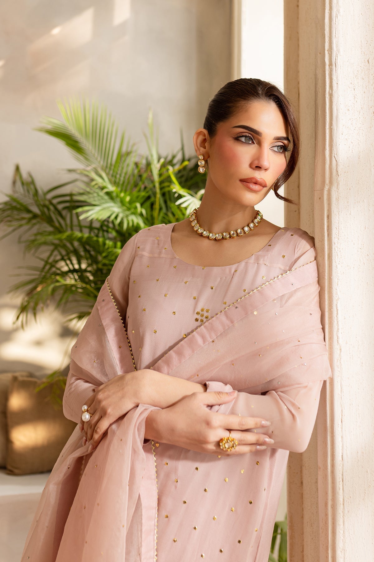 Vanya | Kaya Formals | KY-03 XL Light Pink Chiffon
