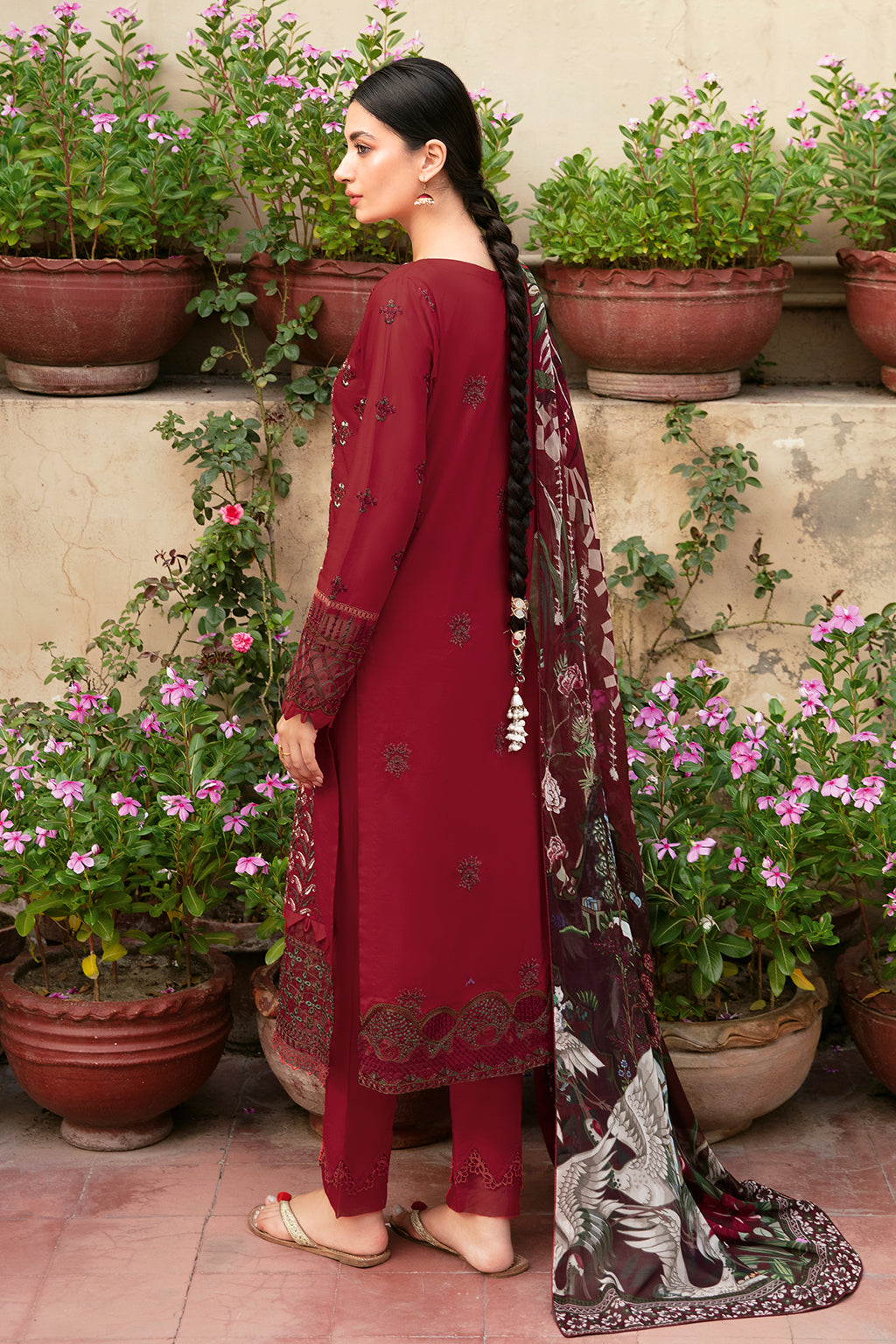 Ramsha | Luxury Lawn 24 | L-803 - Pakistani Designer Dress - by Ramsha | Type: Casuals - 100% Original at Saira Sultan