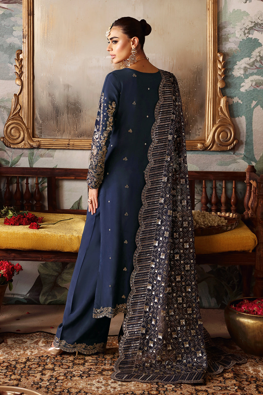Shagna | Premium Raw Silk | Naghma S-01 - Pakistani Designer Dress - by Shagna - Type : Ladies Clothes - 100% Original at Saira Sultan