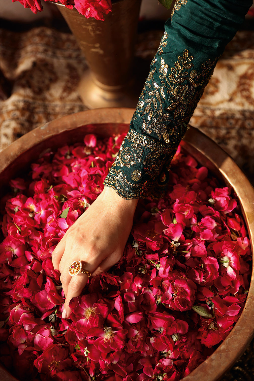 Shagna | Premium Raw Silk | Zaib S-03 - Pakistani Designer Dress - by Shagna - Type : Ladies Clothes - 100% Original at Saira Sultan