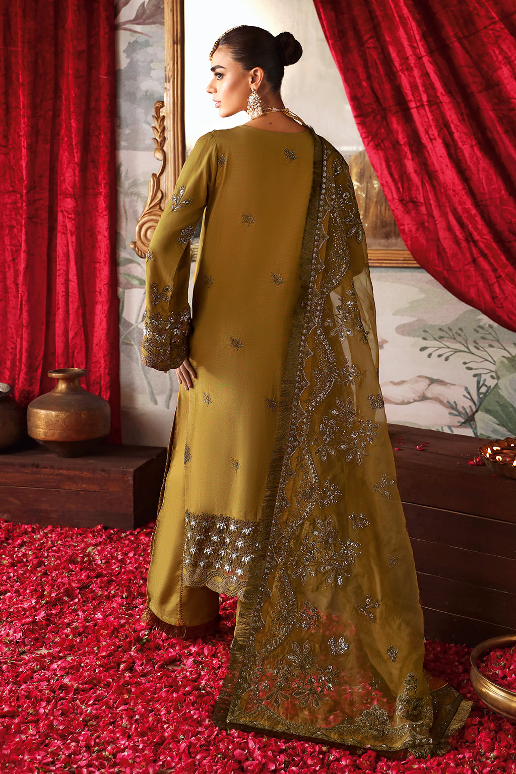 Shagna | Premium Raw Silk | Maya S-07 - Pakistani Designer Dress - by Shagna - Type : Ladies Clothes - 100% Original at Saira Sultan
