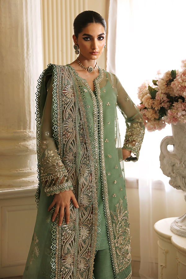 Nyra | Wedding Festive 24 | SAPPHIRE M Pistachio Green Organza