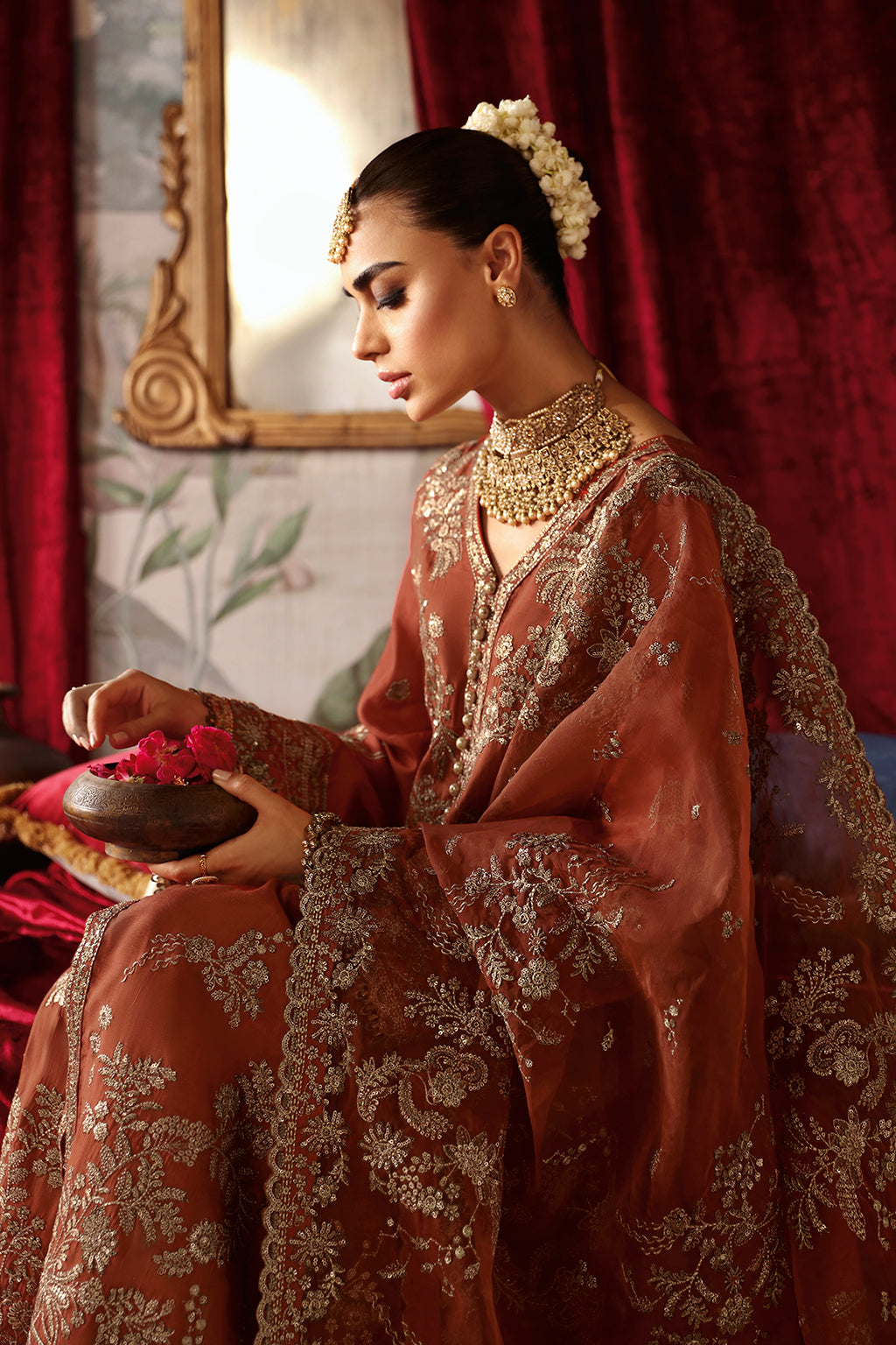 Shagna | Premium Raw Silk | Zarish S-02 - Pakistani Designer Dress - by Shagna - Type : Ladies Clothes - 100% Original at Saira Sultan