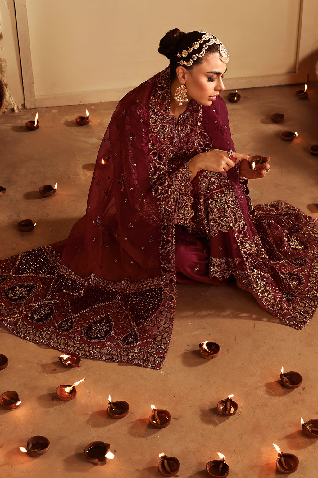 Shagna | Premium Raw Silk | Roshan S-04 - Pakistani Designer Dress - by Shagna - Type : Ladies Clothes - 100% Original at Saira Sultan