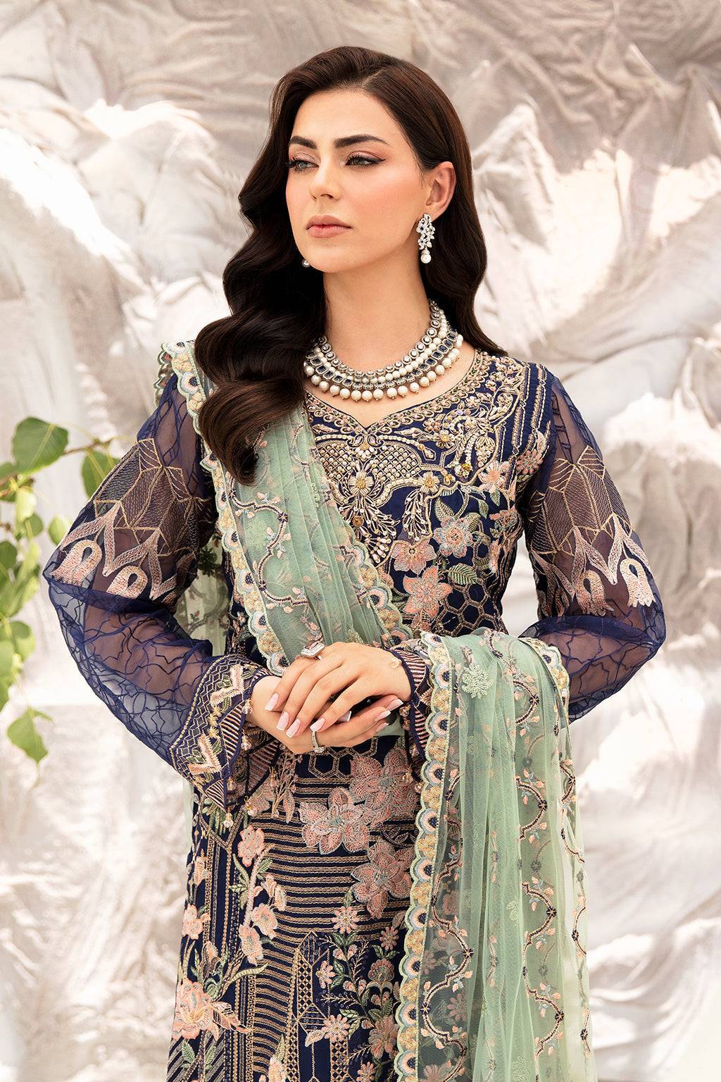Ramsha | Minhal Organza Collection | M-902 - Pakistani Designer Dress - by Ramsha | Type: Formal - 100% Original at Saira Sultan