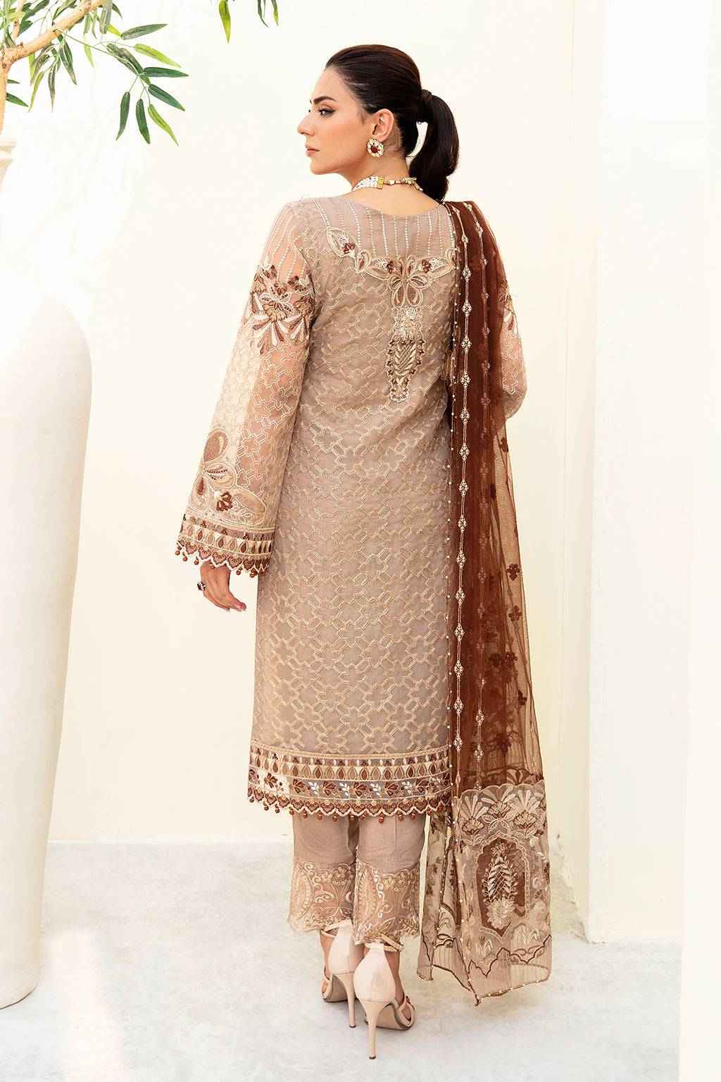Ramsha | Minhal Organza Collection | M-904 - Pakistani Designer Dress - by Ramsha | Type: Formal - 100% Original at Saira Sultan