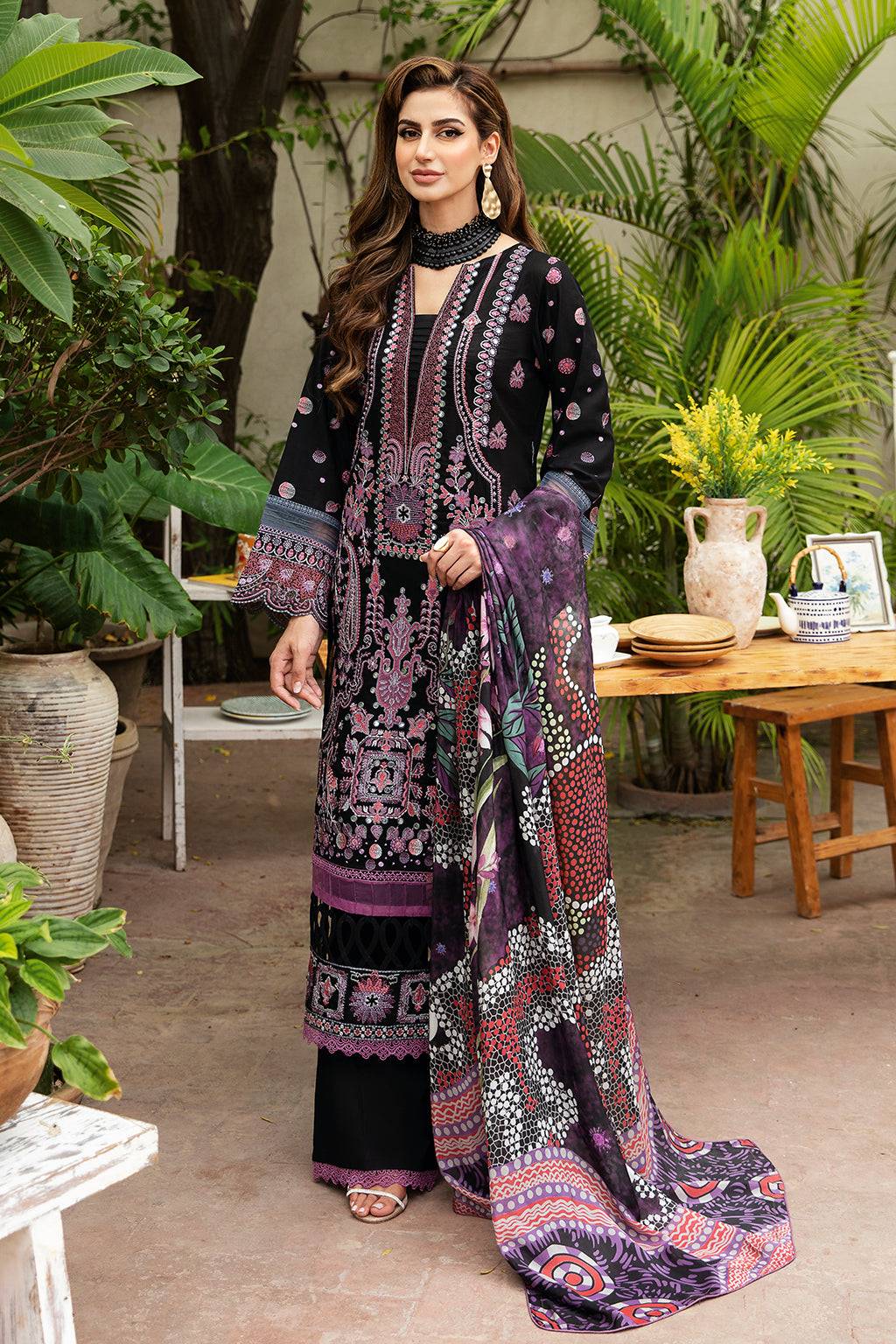 Ramsha | Riwayat Lawn Collection| Y-806 - Pakistani Designer Dress - by Ramsha | Type: Luxury - 100% Original at Saira Sultan